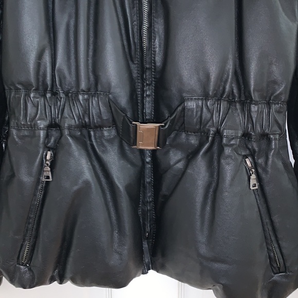 Danier Black Leather Jacket - Picture 2 of 10